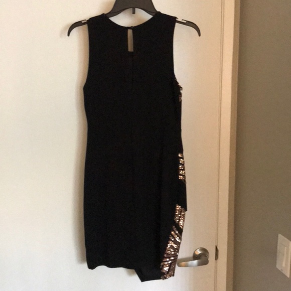 Black, Rose gold sequence, Guess dress - Picture 2 of 4